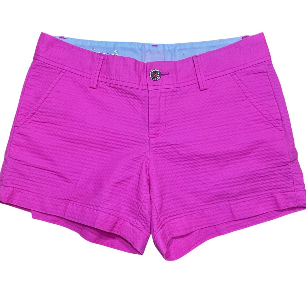 Lilly Pulitzer Callahan Shorts sz 4 Hot Pink Shorts